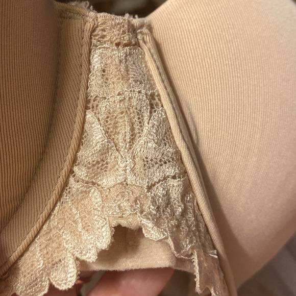 34D Maidenform Pushup Strap/Strapless Smooth Cups Nude, Lace NonSlip Grip 0222GP - Picture 9 of 16